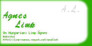 agnes limp business card